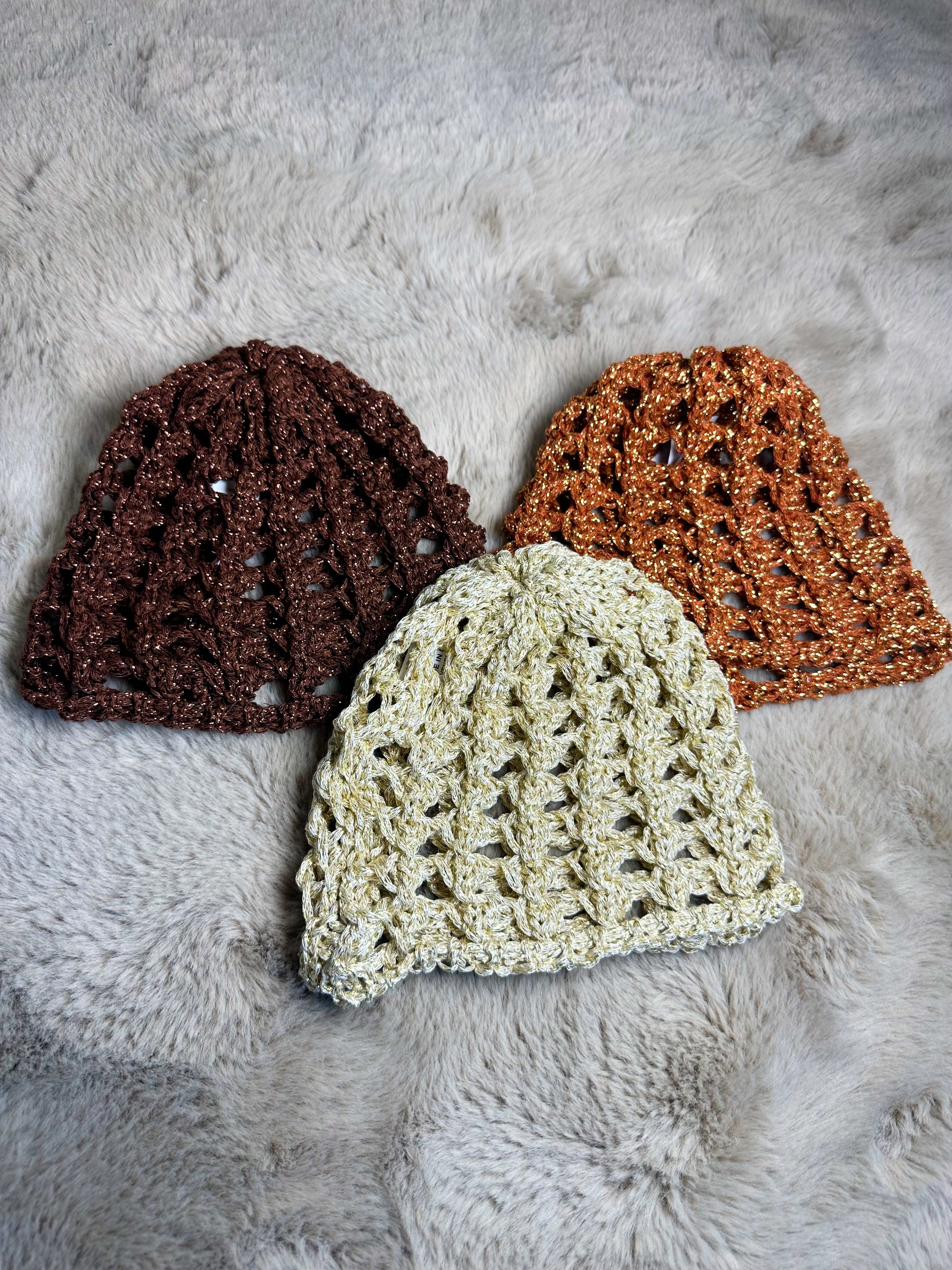 Cuffietta Crochet Lurex