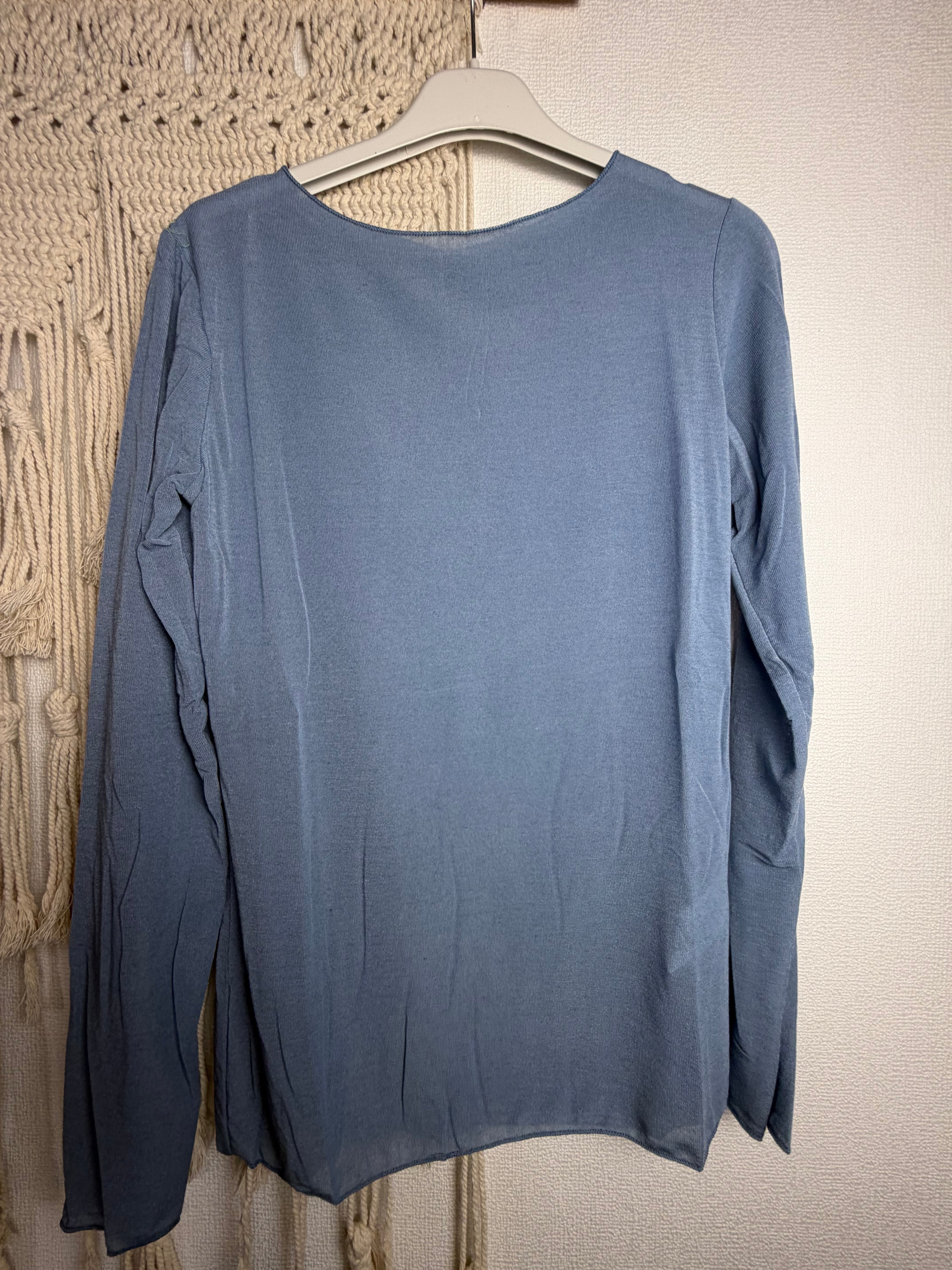 Maglietta girocollo misto CASHMERE