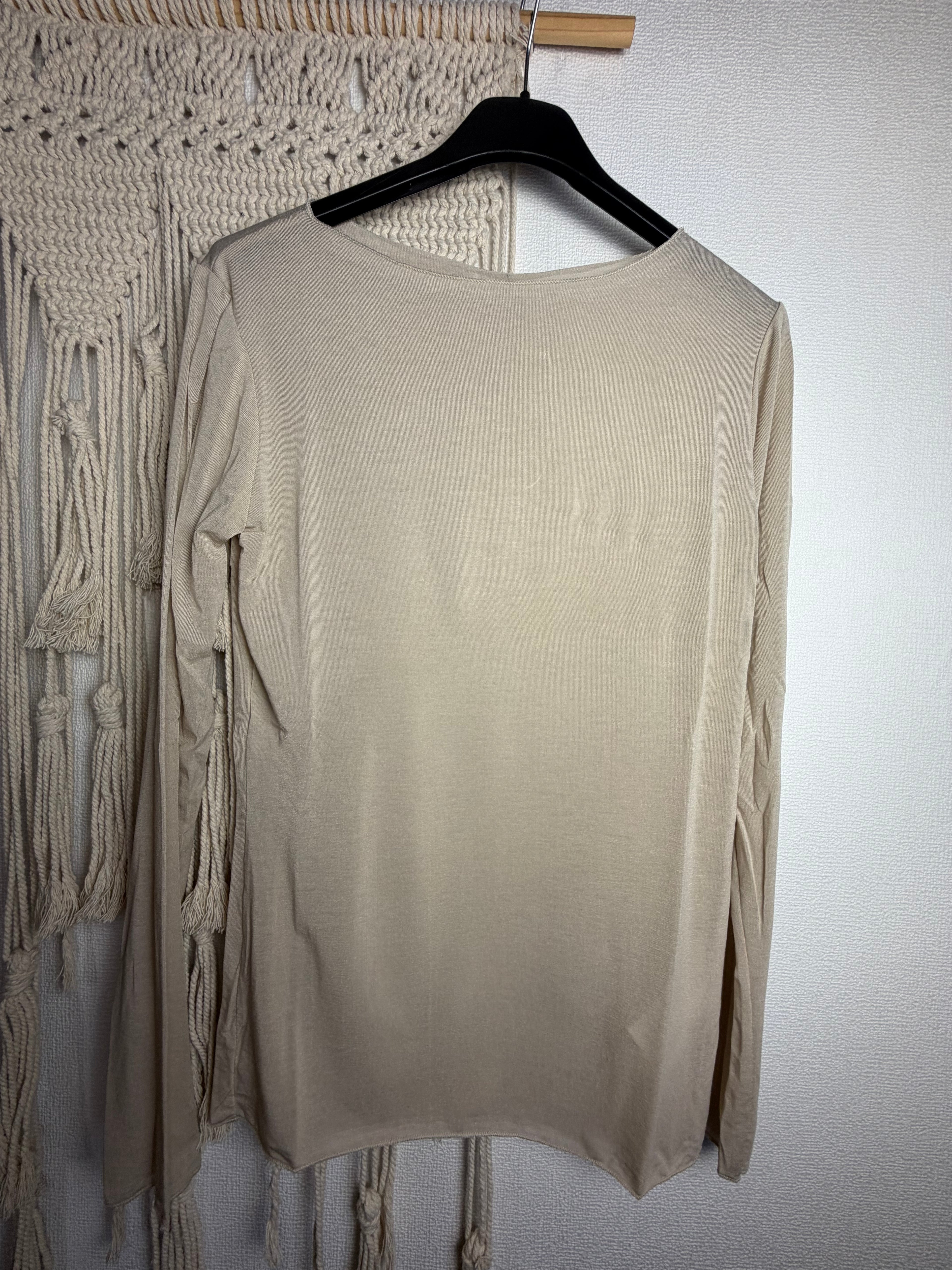 Maglietta girocollo misto CASHMERE