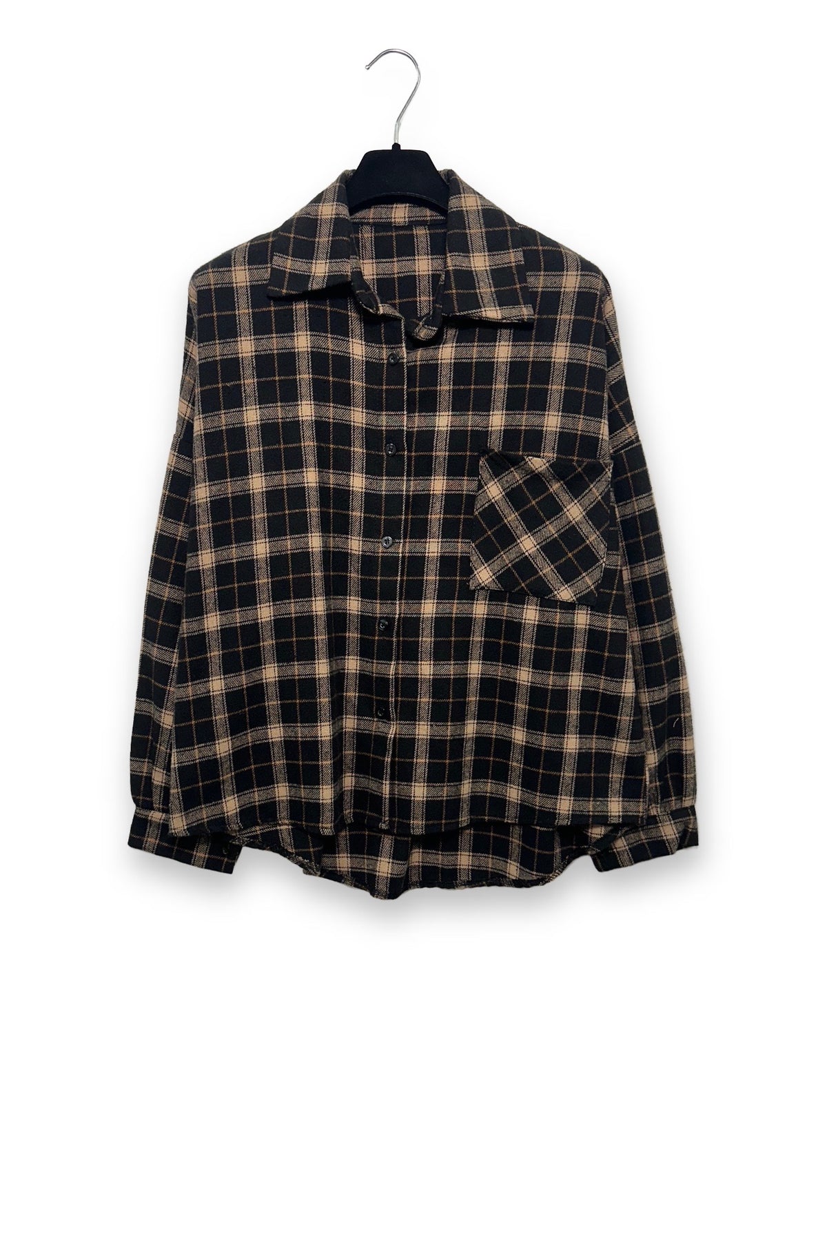 Camicia CHECK con frange
