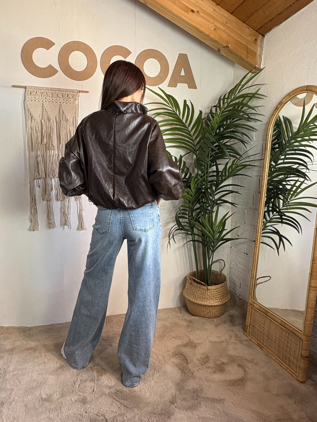 Bomber ecopelle