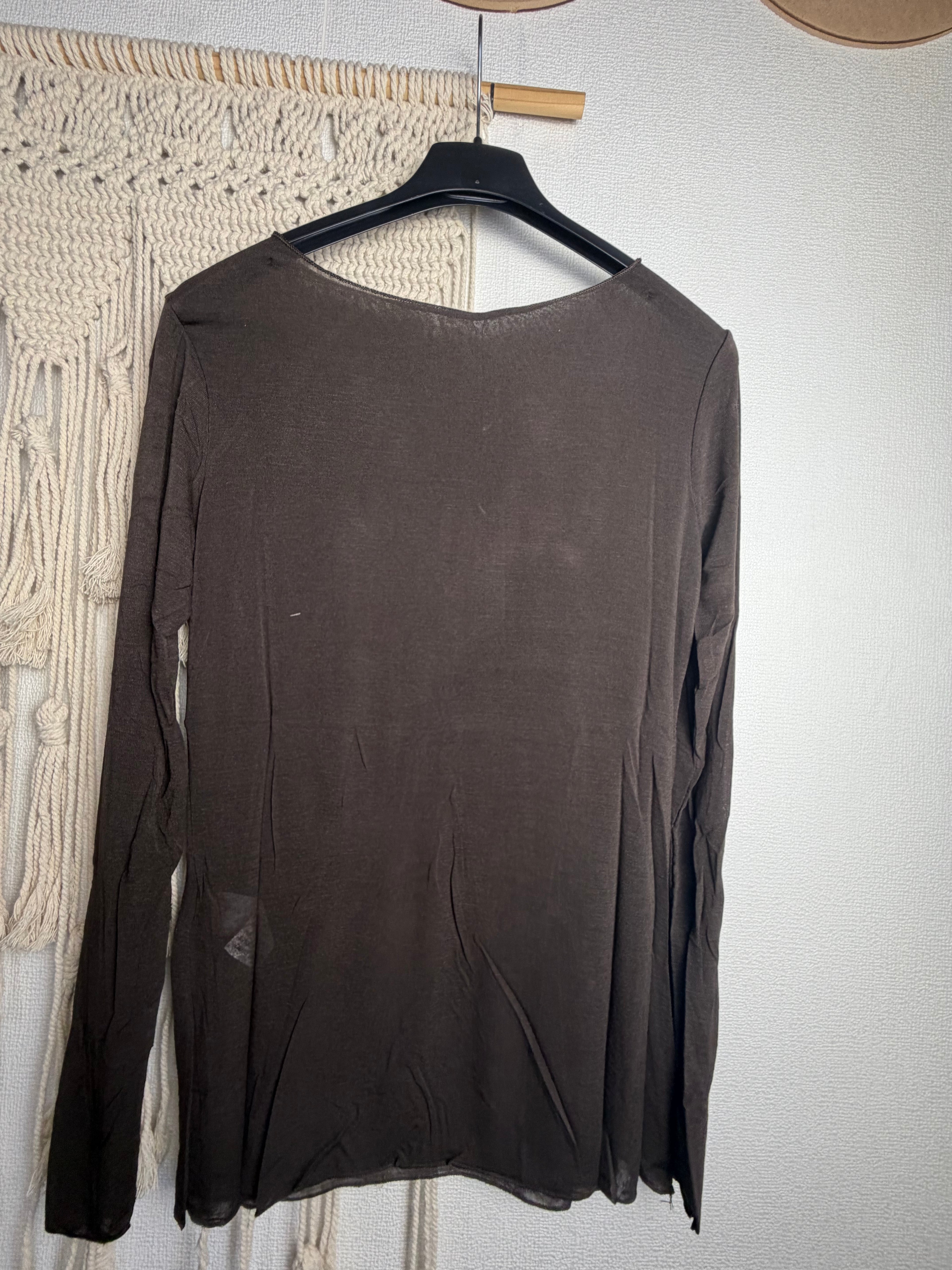 Maglietta girocollo misto CASHMERE