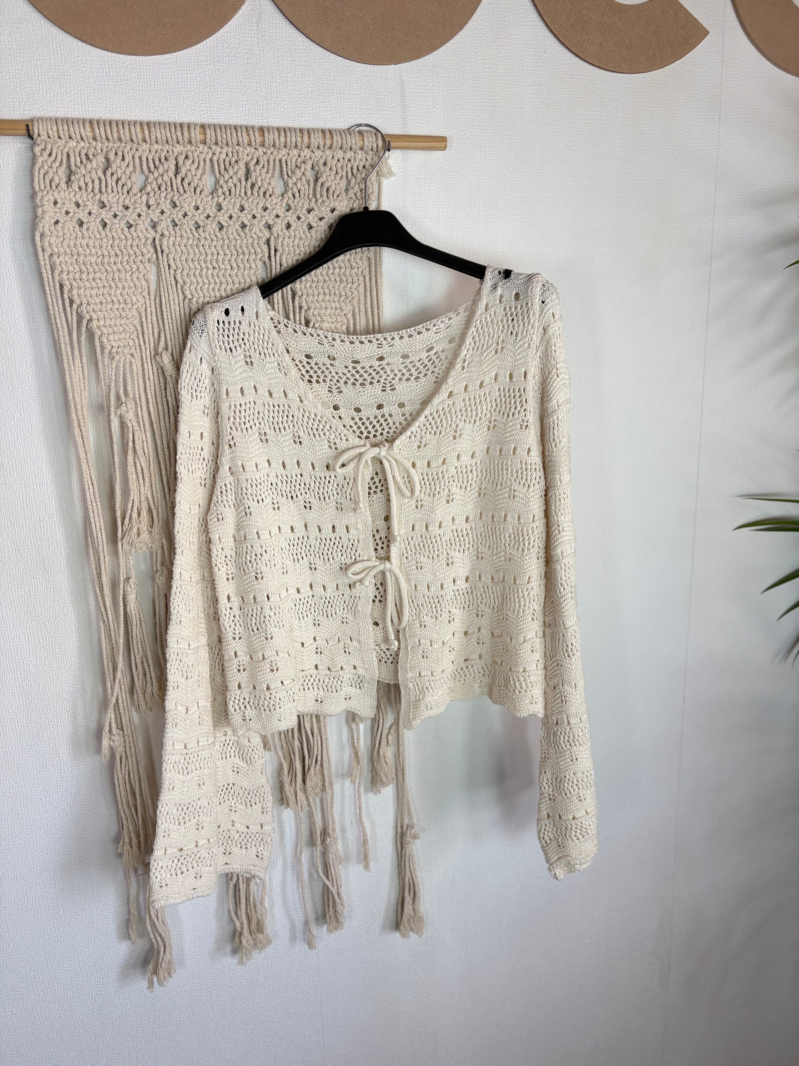 Cardigan uncinetto