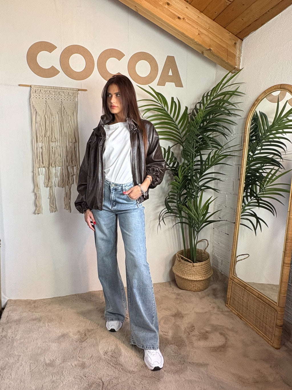 Bomber ecopelle