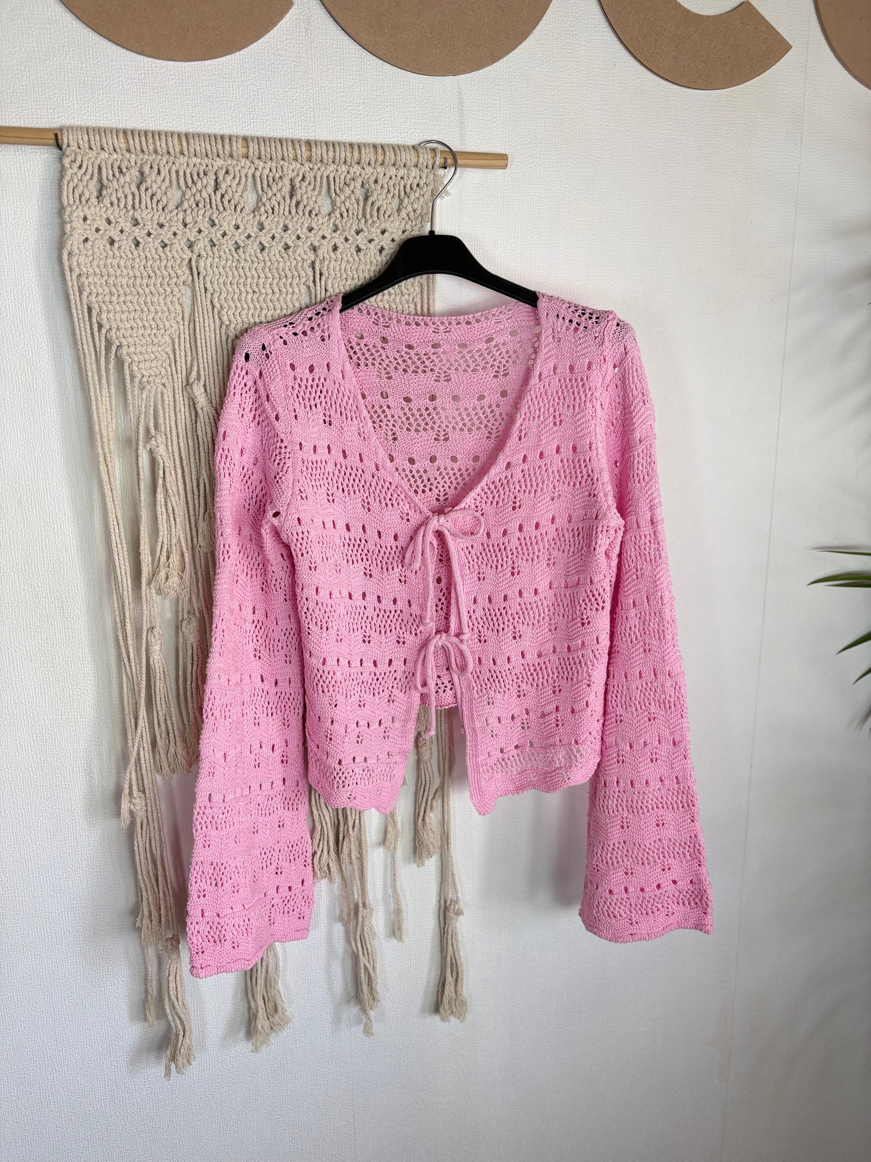 Cardigan uncinetto