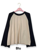 Long sleeve bicolor