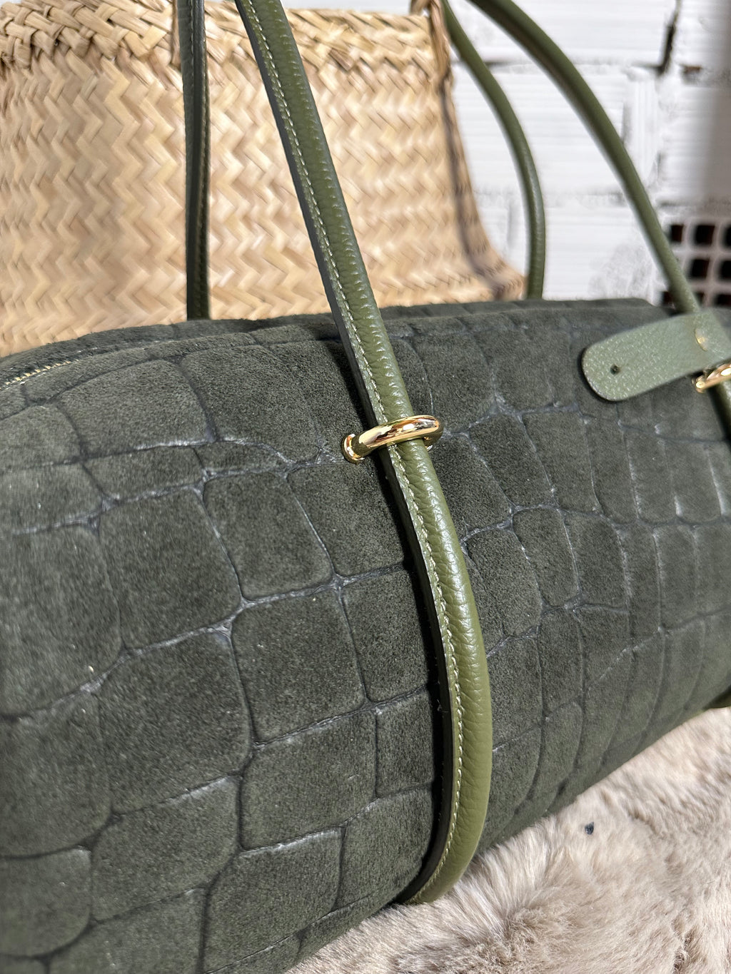 Borsa BOSTON CROCO