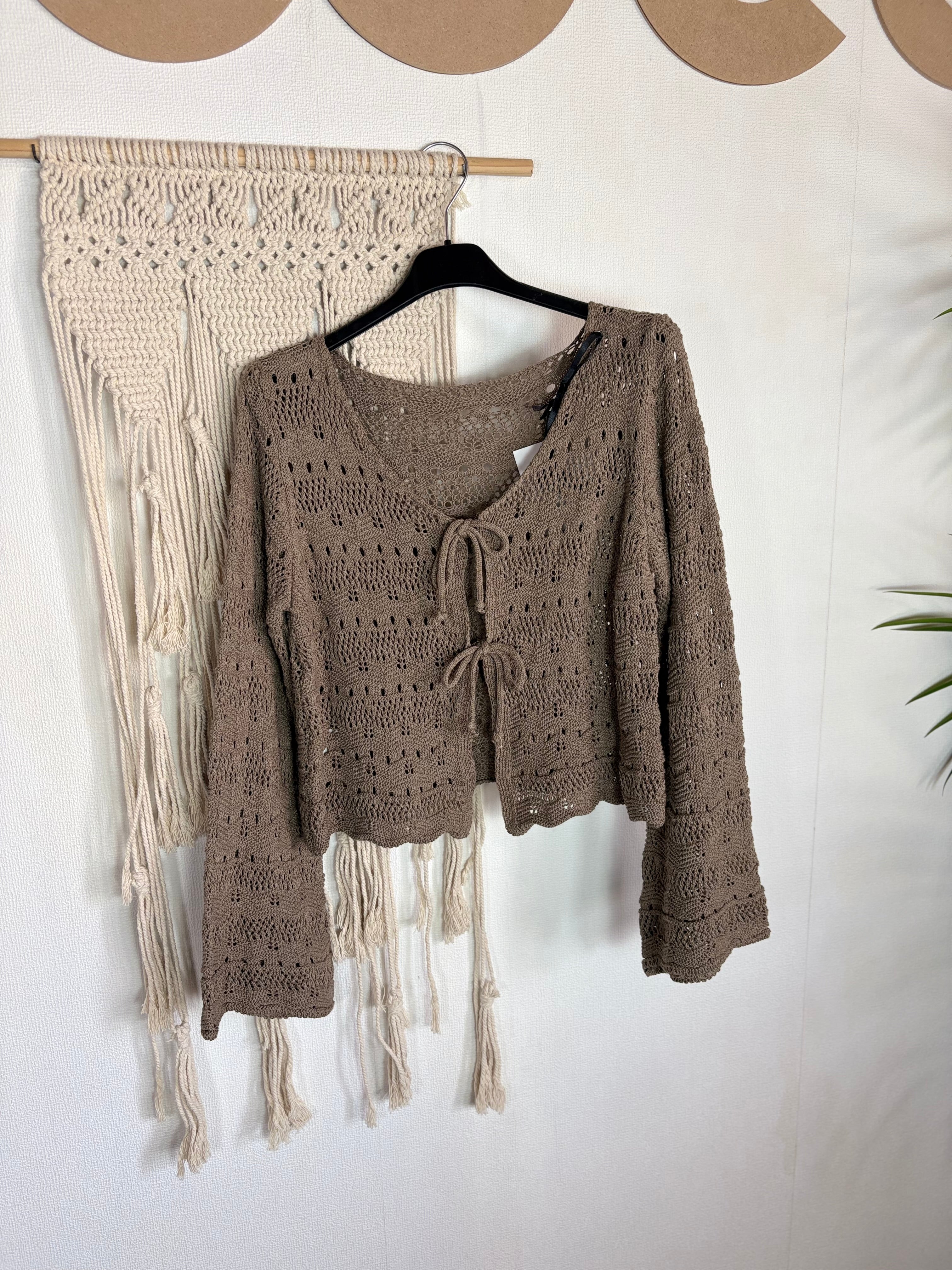 Cardigan uncinetto