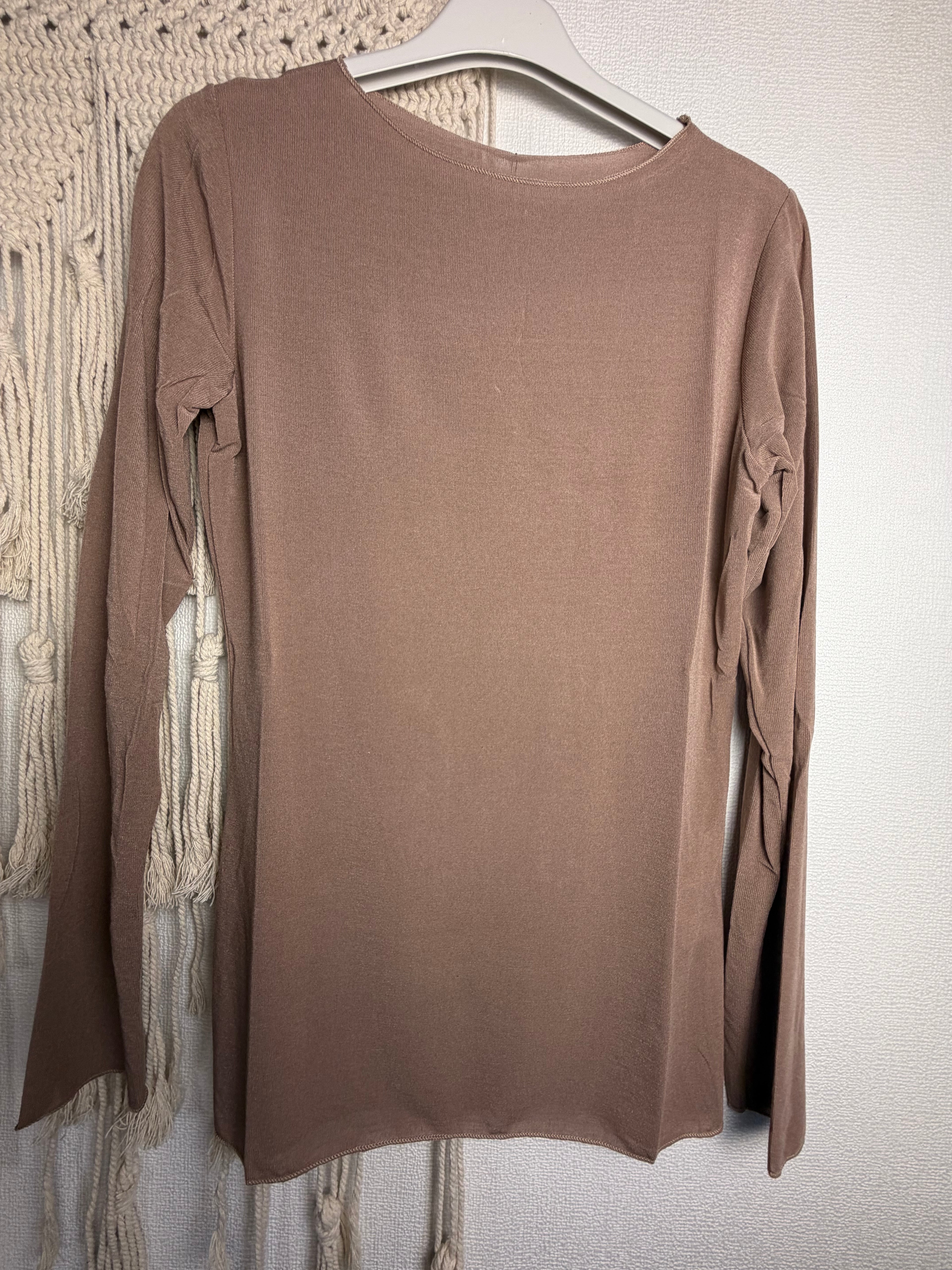 Maglietta girocollo misto CASHMERE