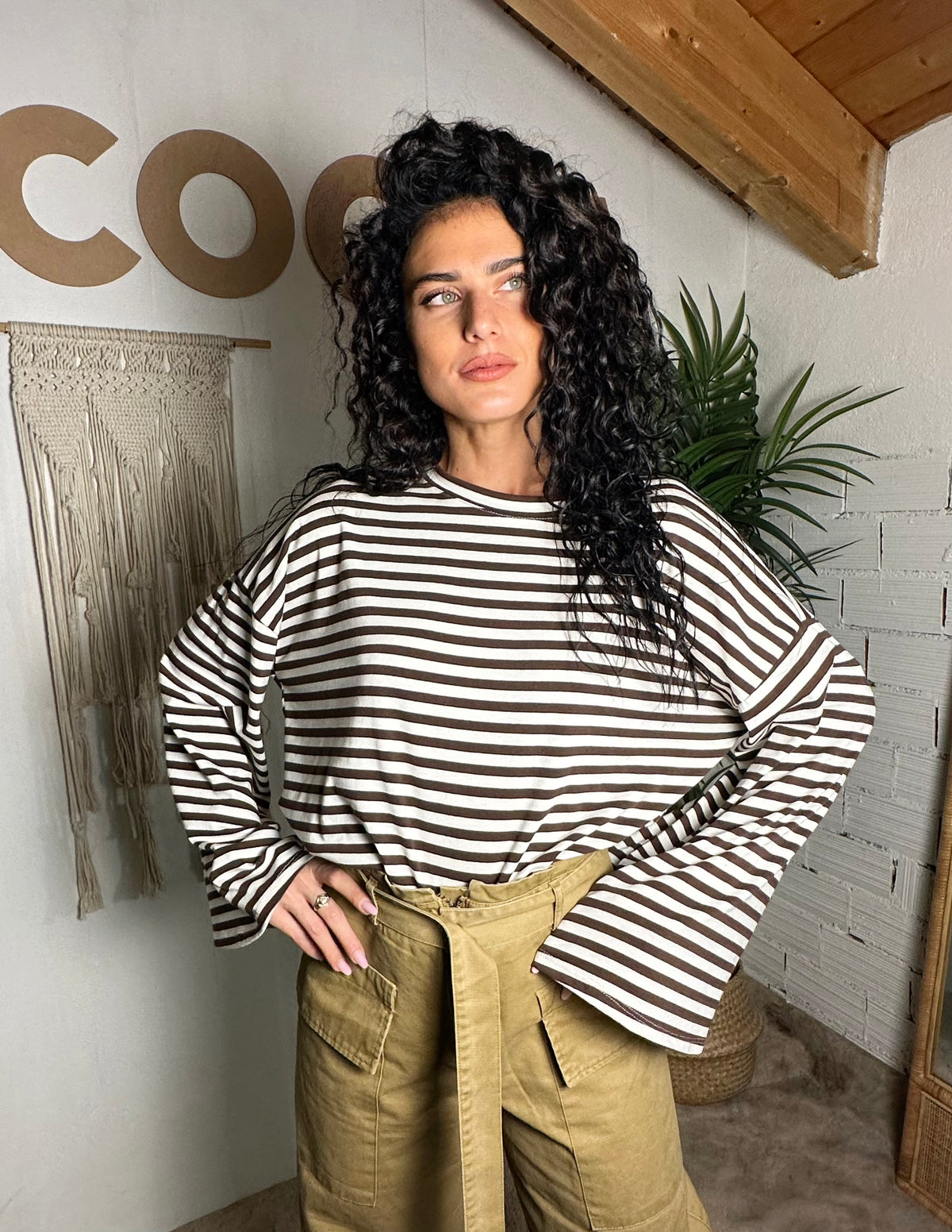 Long sleeve a righe
