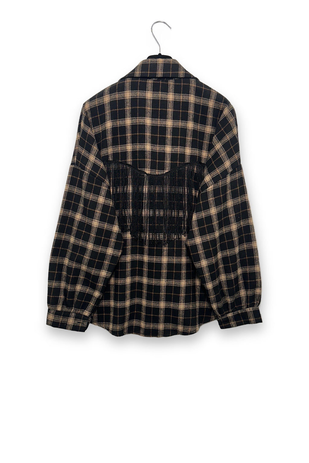 Camicia CHECK con frange