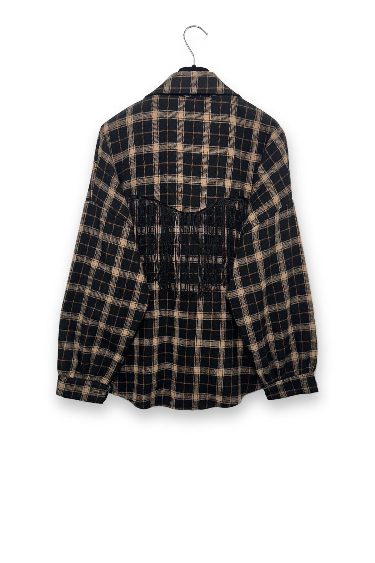 Camicia CHECK con frange