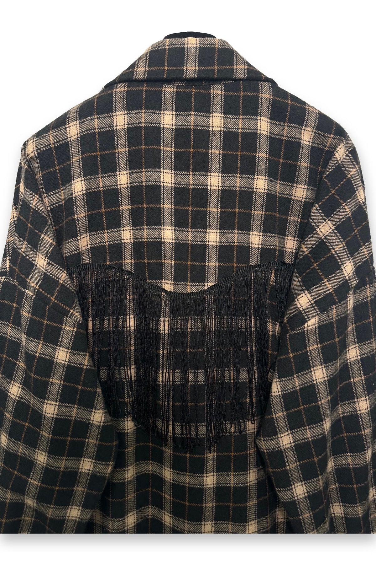 Camicia CHECK con frange