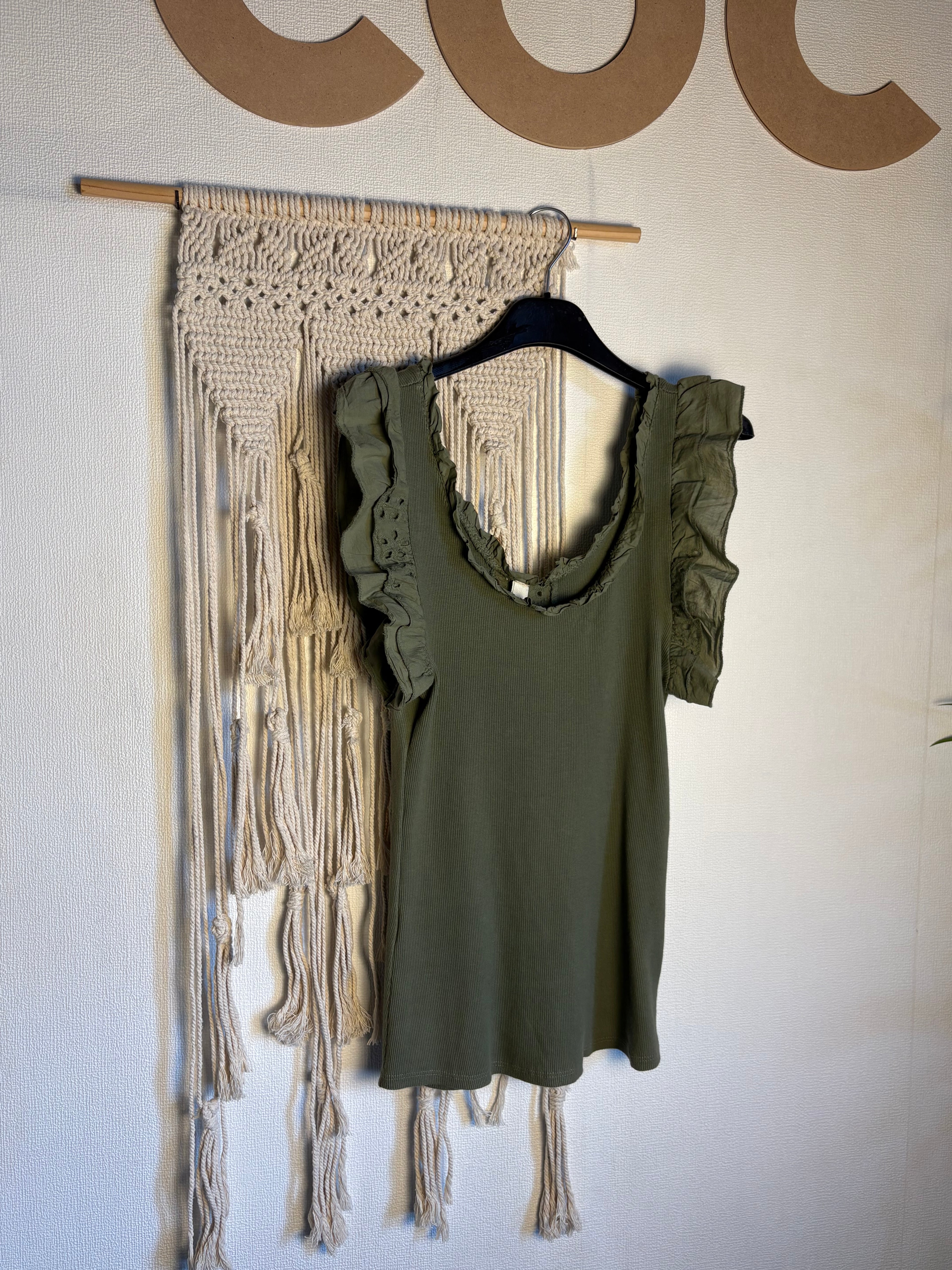 Canotta candy - con pizzo San Gallo