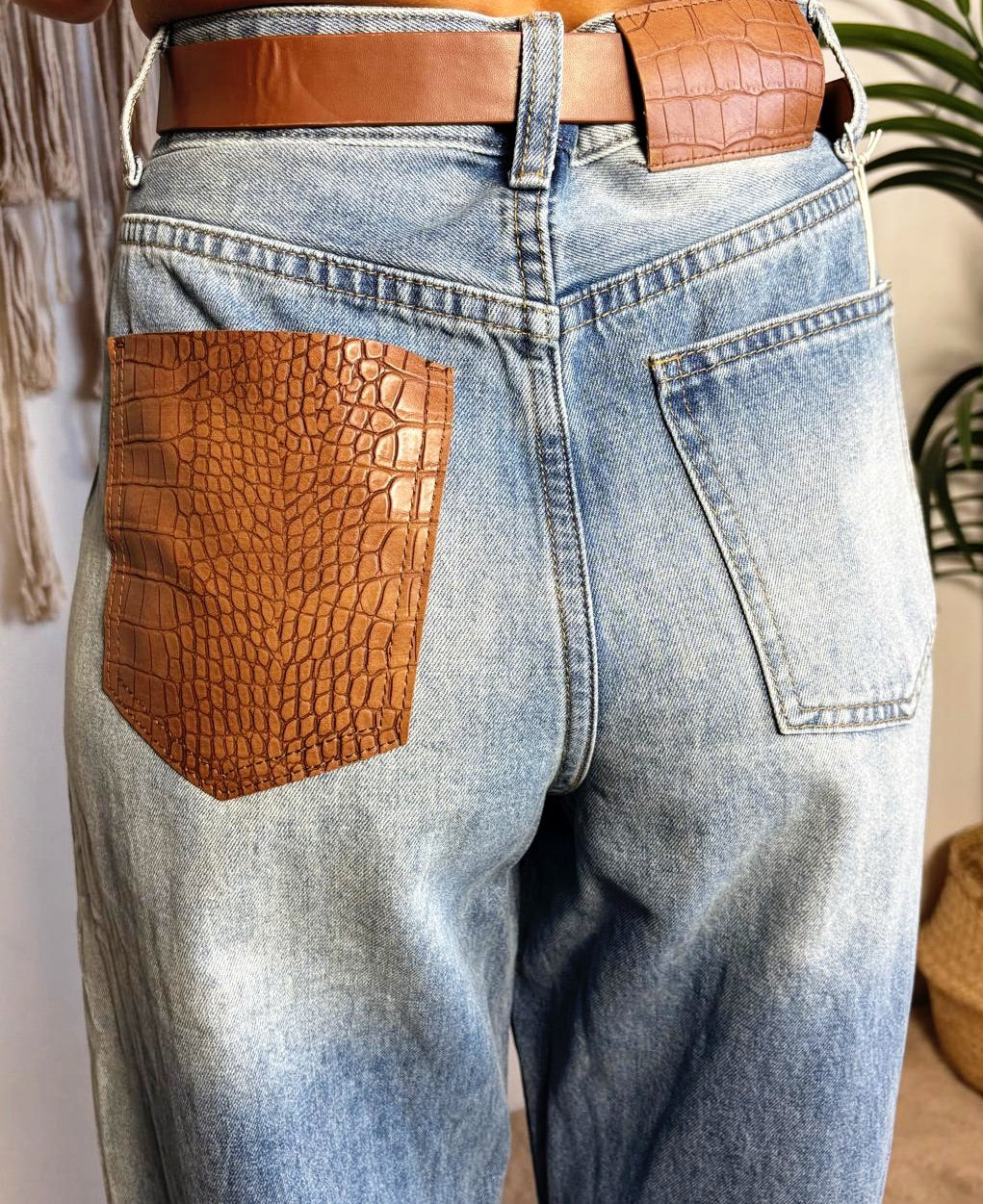 Jeans wide leg CROCO 🐊