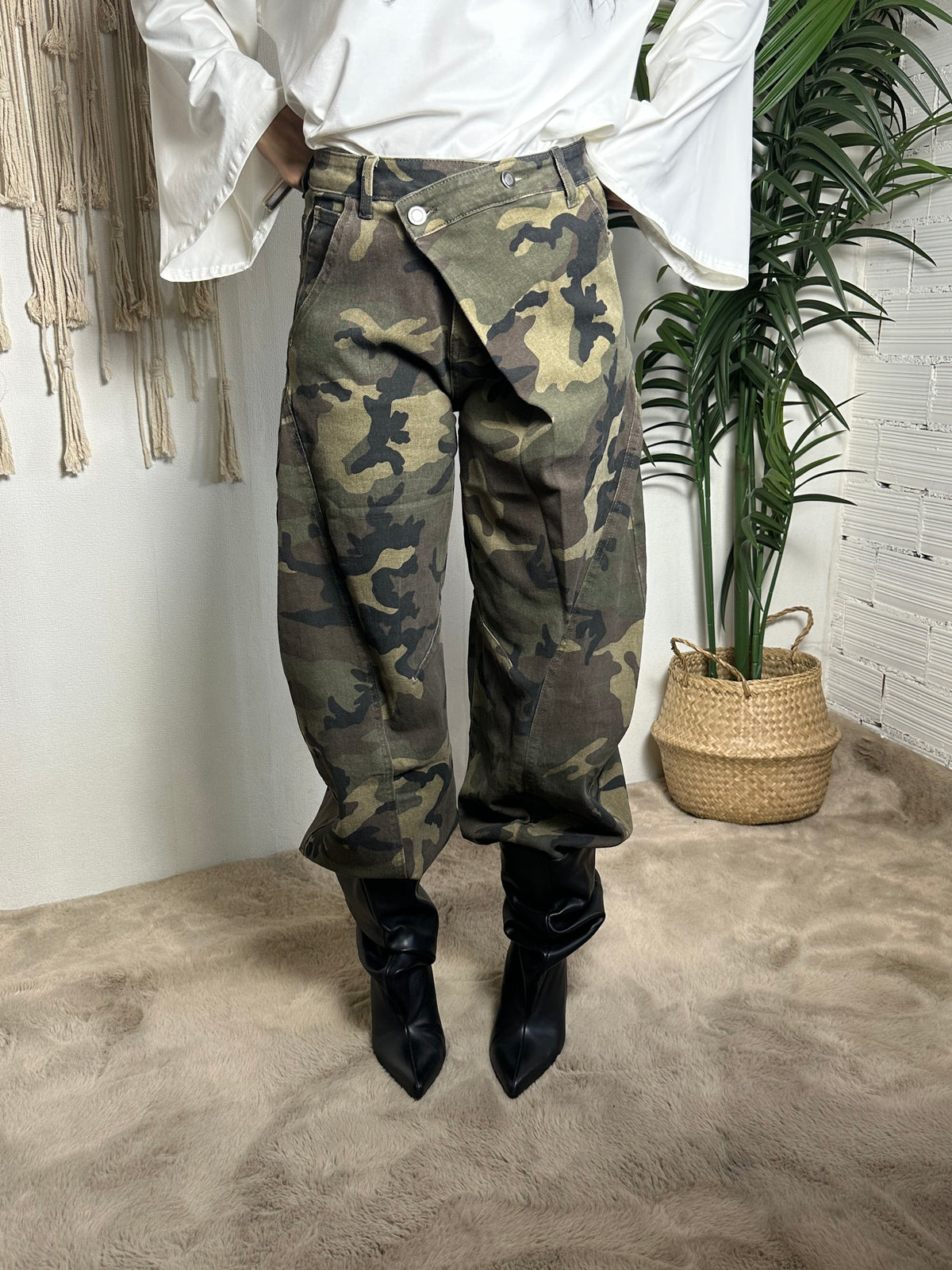 Jeans ballon twist MIMETICO