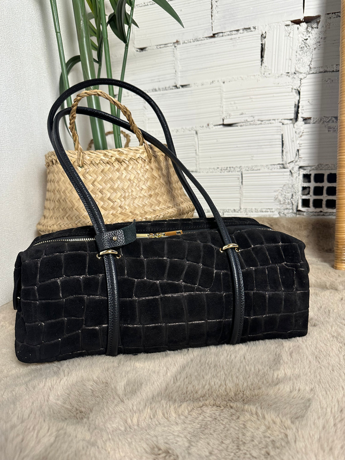 Borsa BOSTON CROCO