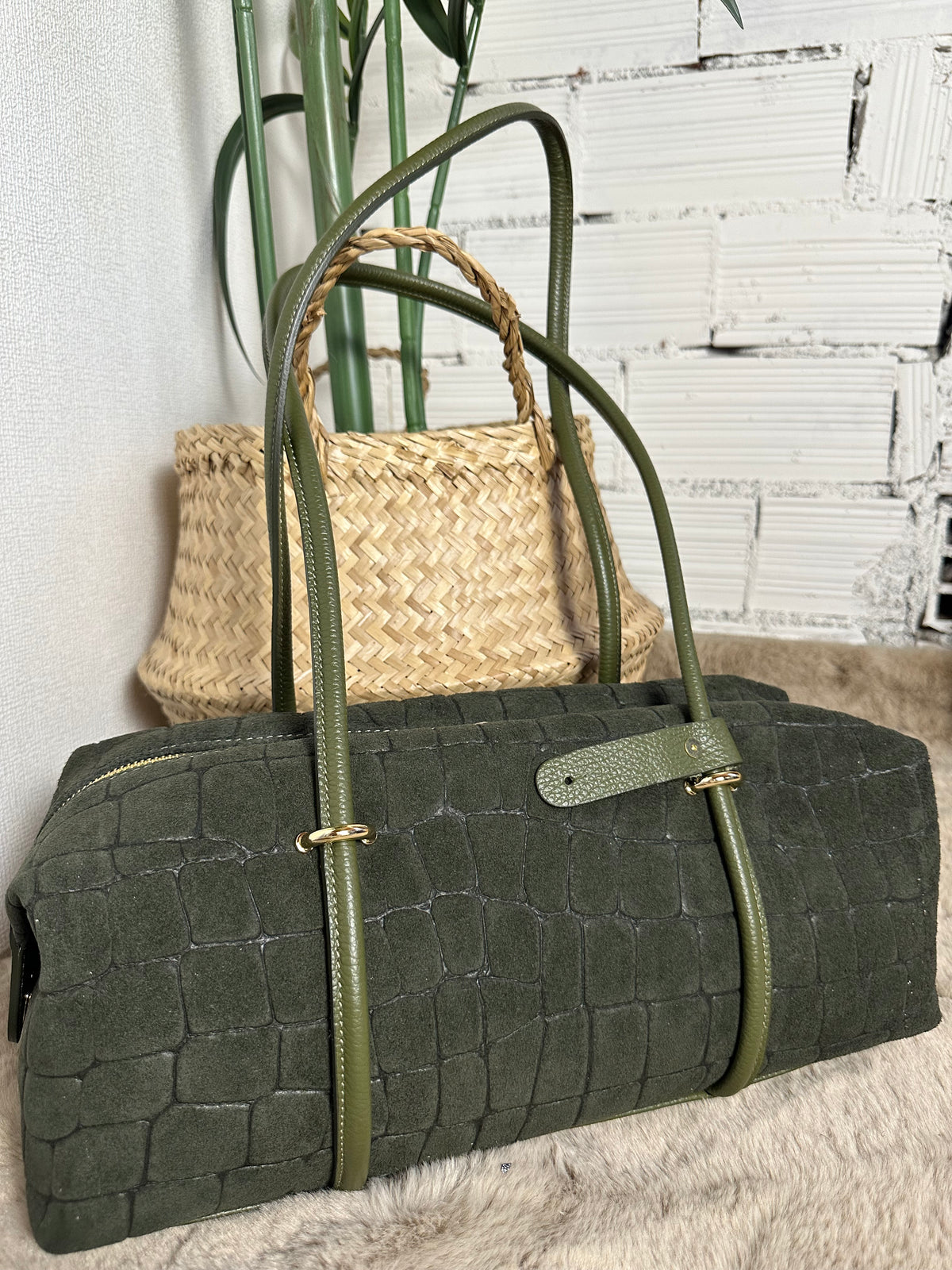 Borsa BOSTON CROCO