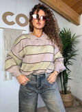 Polo a righe e lurex