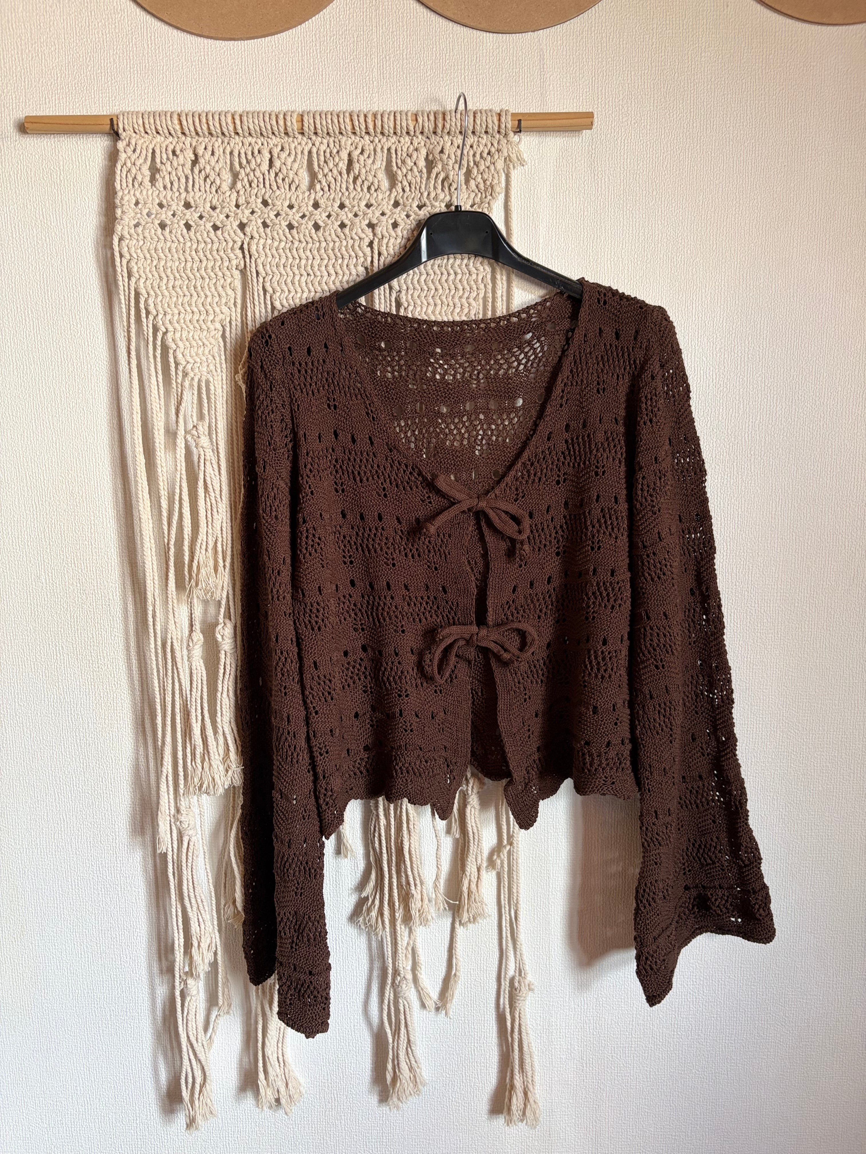 Cardigan uncinetto