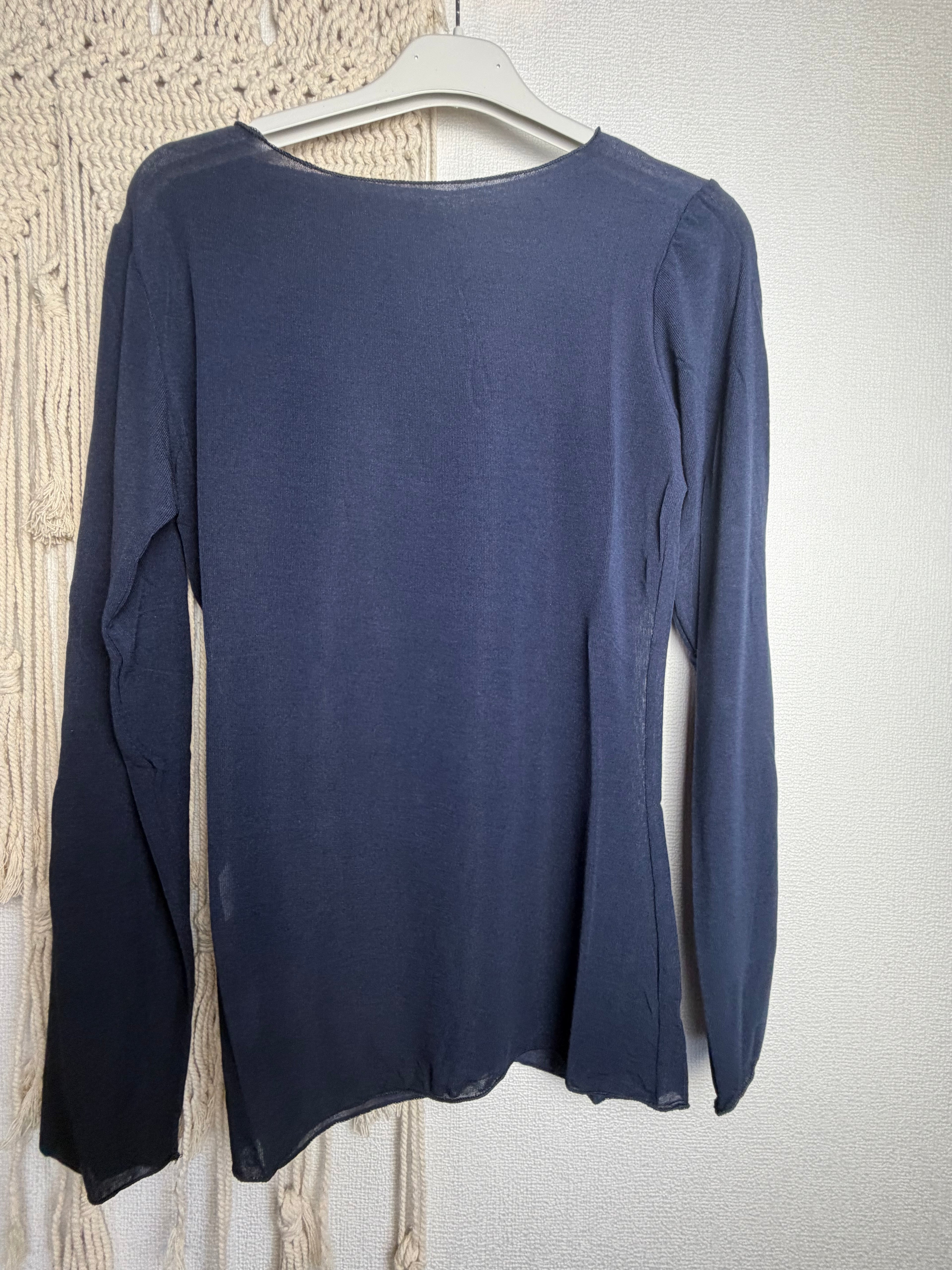 Maglietta girocollo misto CASHMERE