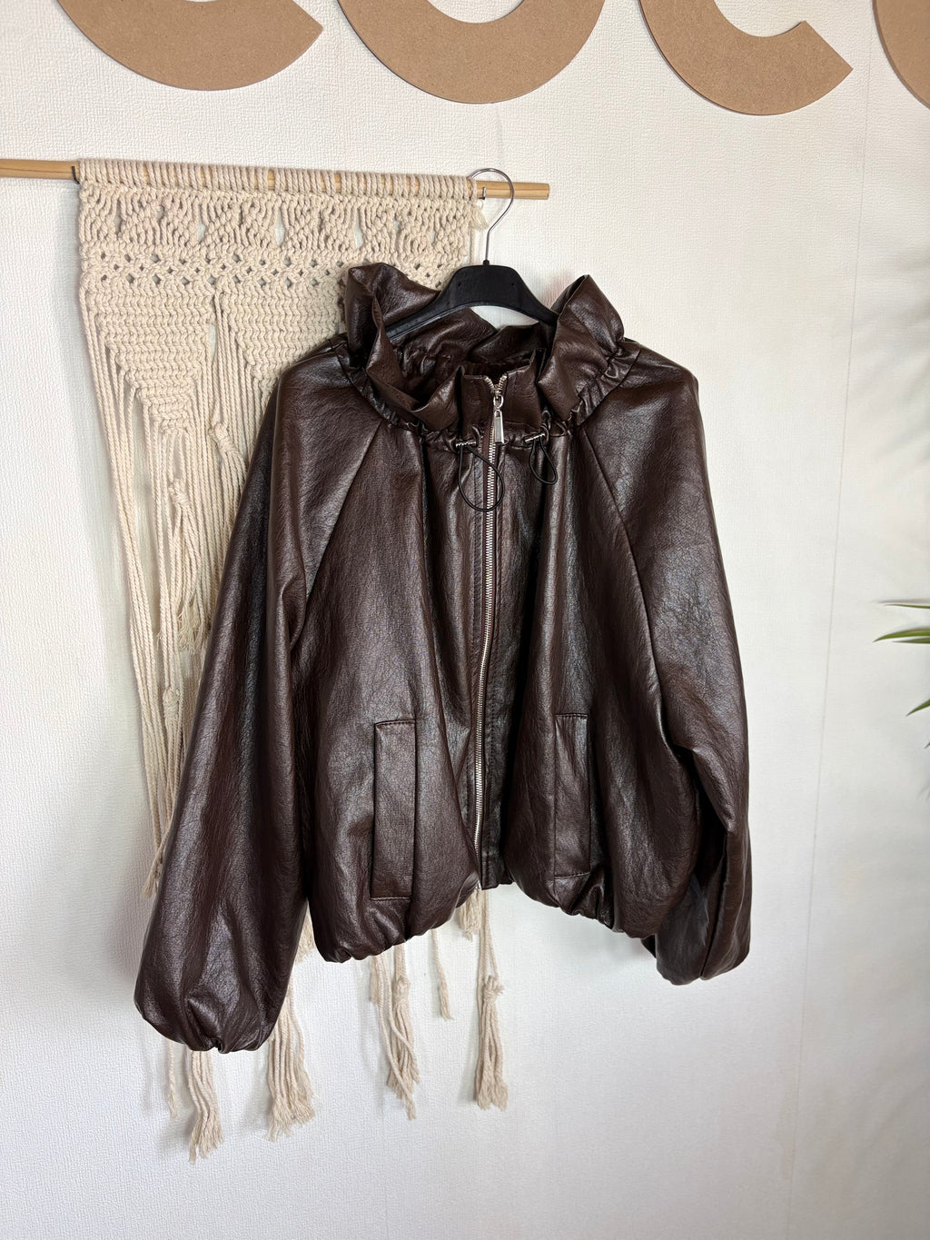 Bomber ecopelle