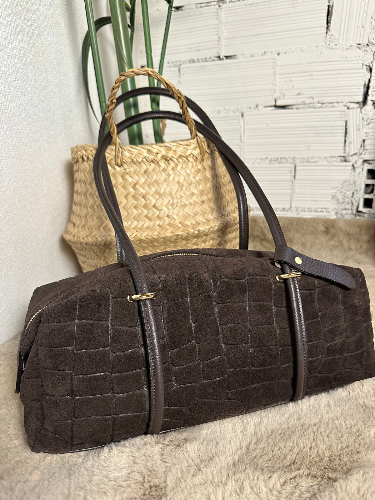 Borsa BOSTON CROCO