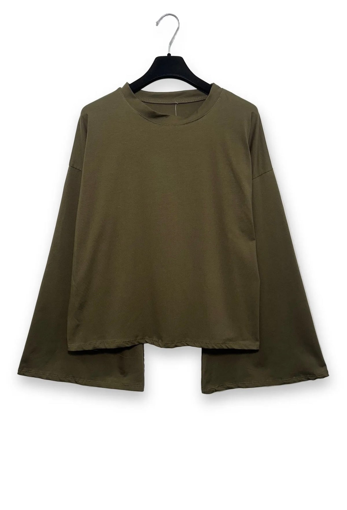 Long sleeve campana in cotone