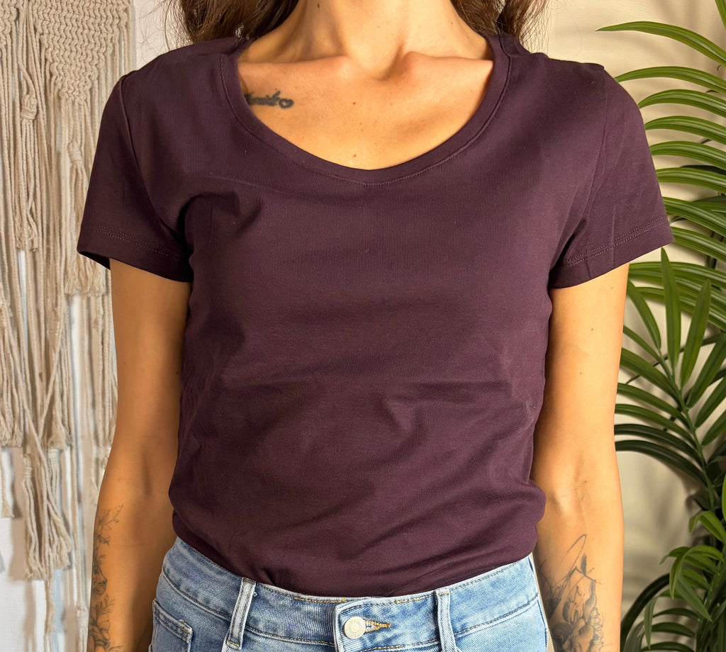T-shirt basica girocollo