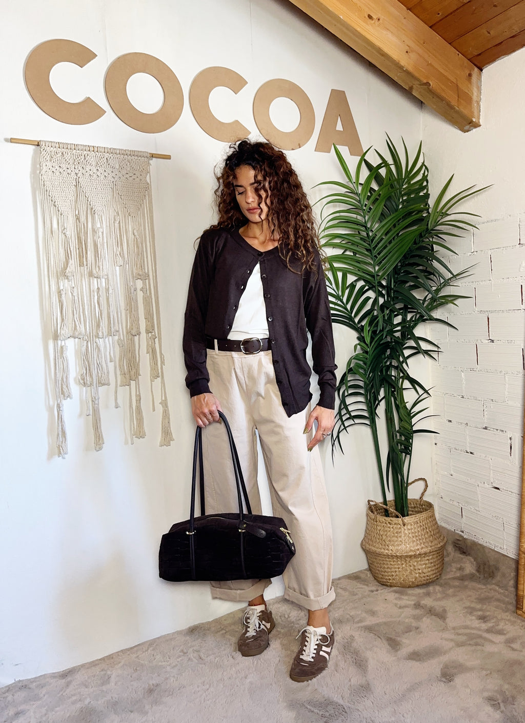 Pantaloni baggy in cotone