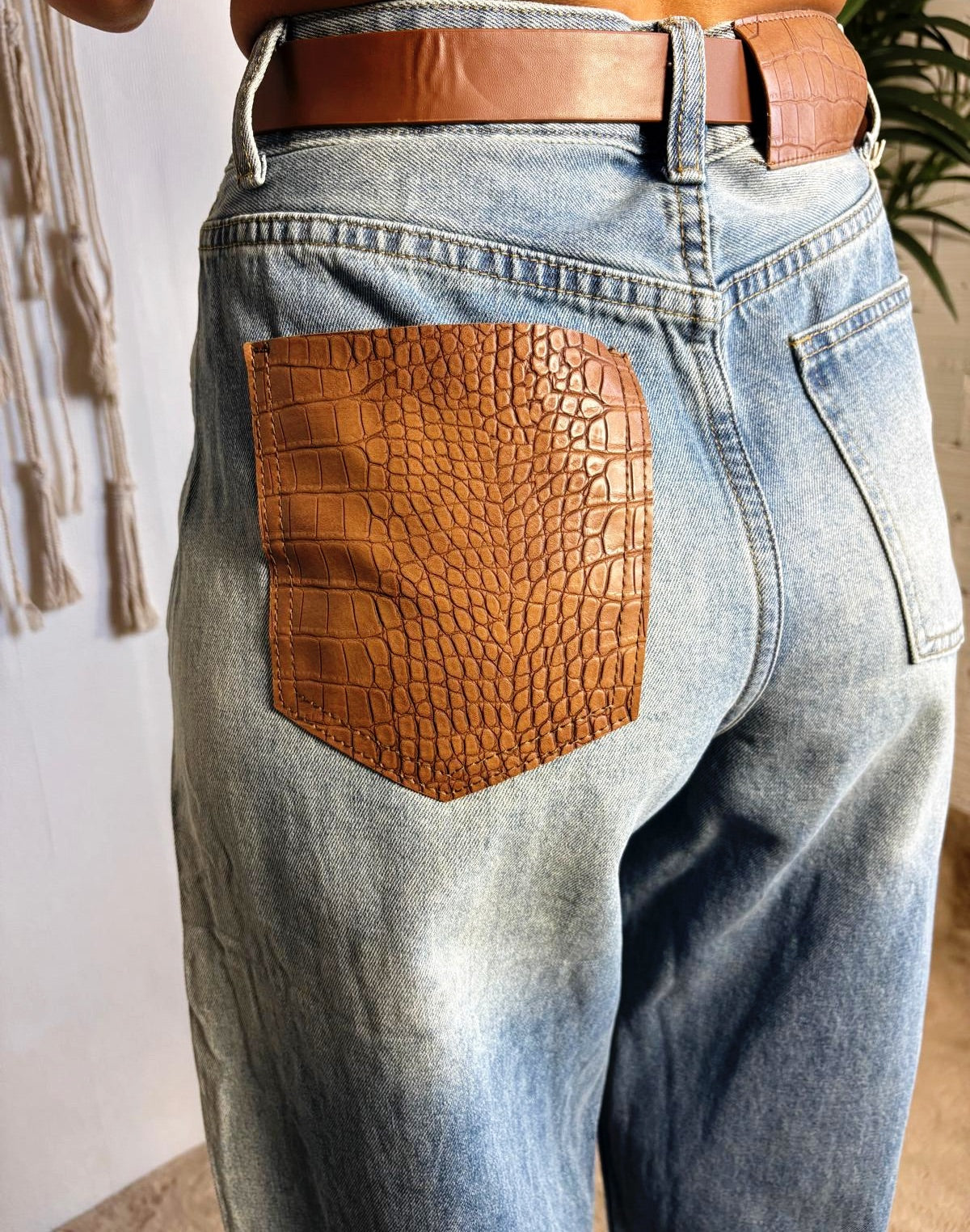 Jeans wide leg CROCO 🐊