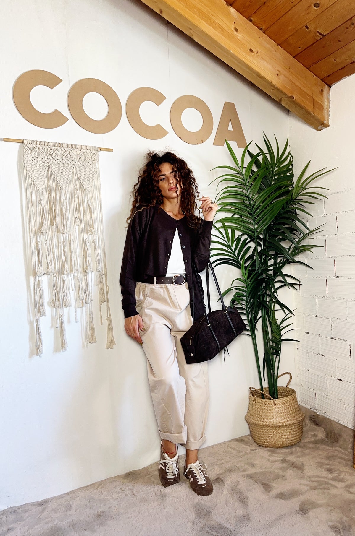 Pantaloni baggy in cotone