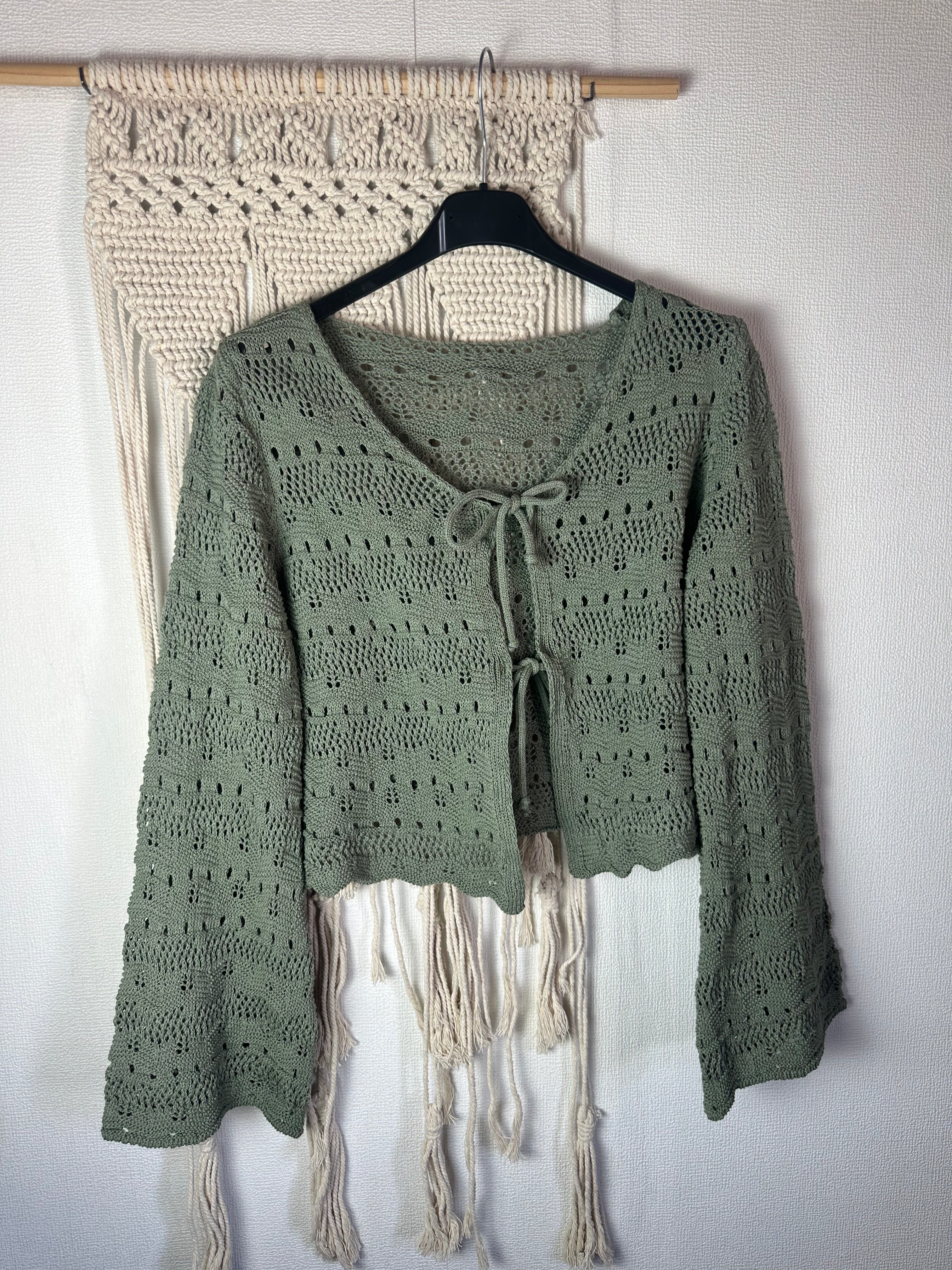 Cardigan uncinetto