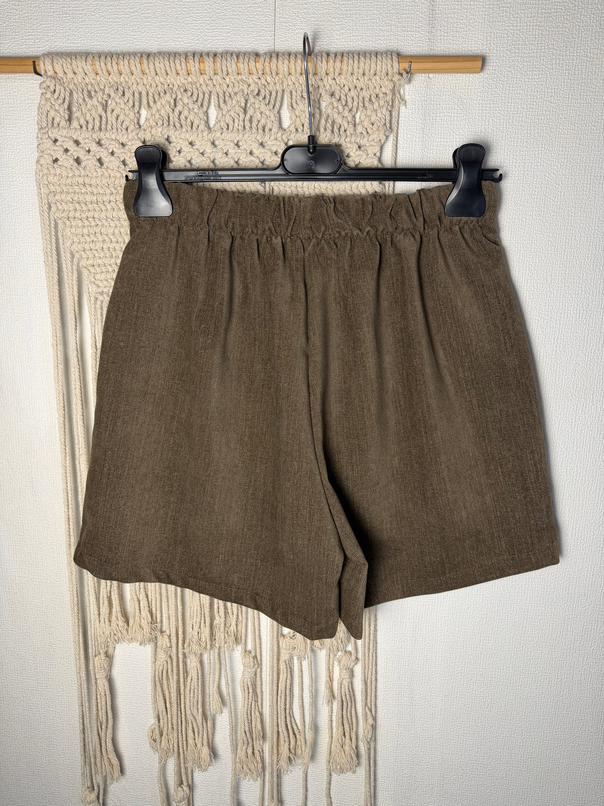 Gonna pantaloncino tortora